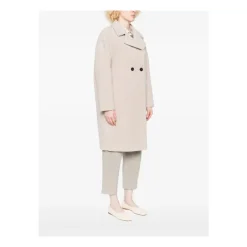 Outlet Beige Uldfrakke AW25 Dame Frakker