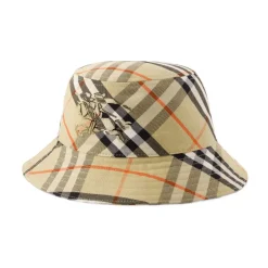 Outlet Bias Check Bucket Hat Dame Huer & Kasketter