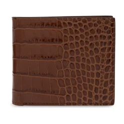 Hot Bifold Croco Læderpung Punge & Kortholder