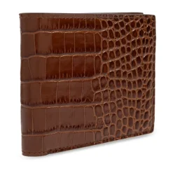 Hot Bifold Croco Læderpung Punge & Kortholder