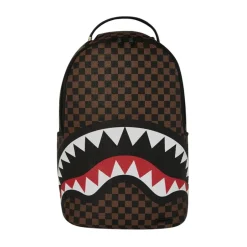 Clearance Big Backpack Shark Check Embossed B8232 Dame Rygsække