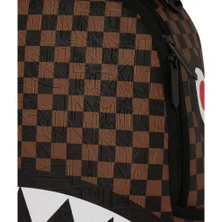 Clearance Big Backpack Shark Check Embossed B8232 Dame Rygsække