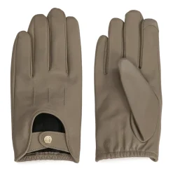 Bilhandsker i taupe farve Dame Handsker