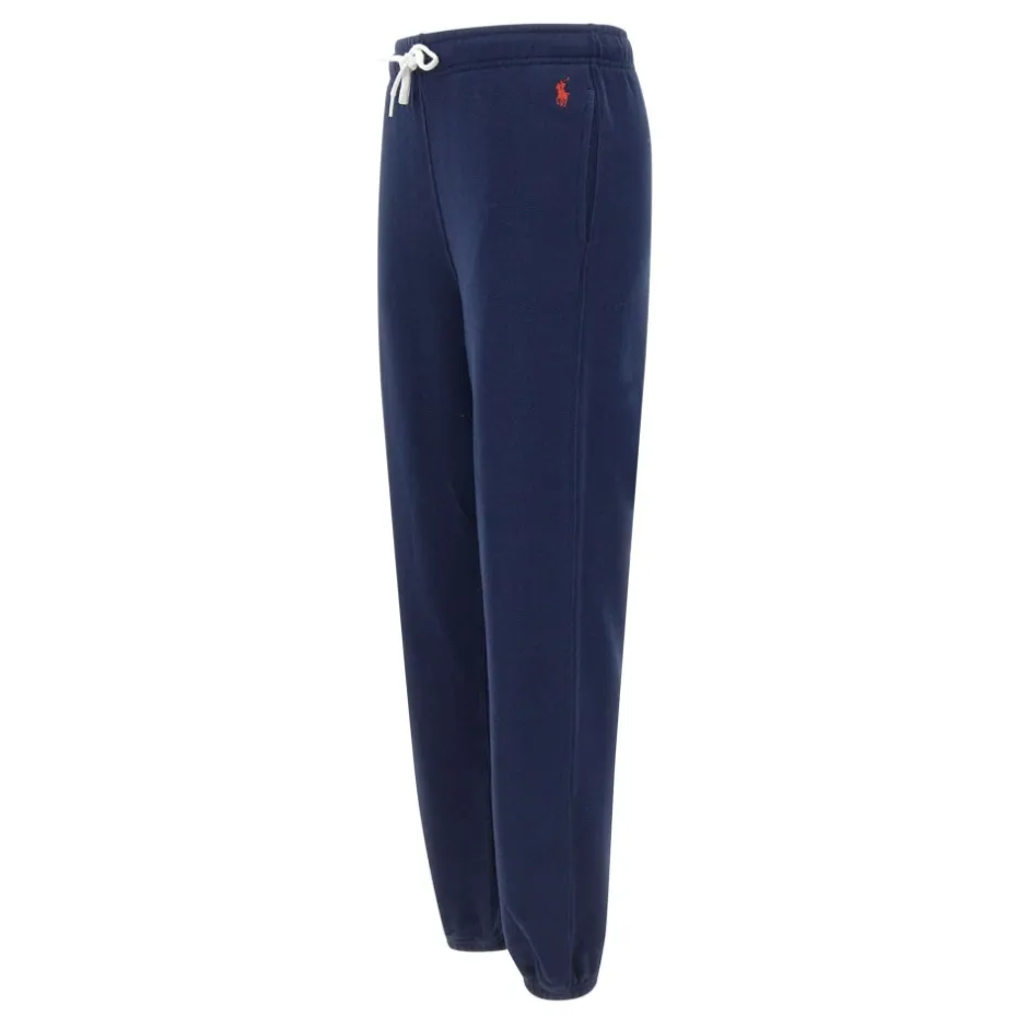 New Bomuld Jogger med Rød Logo Dame Bukser
