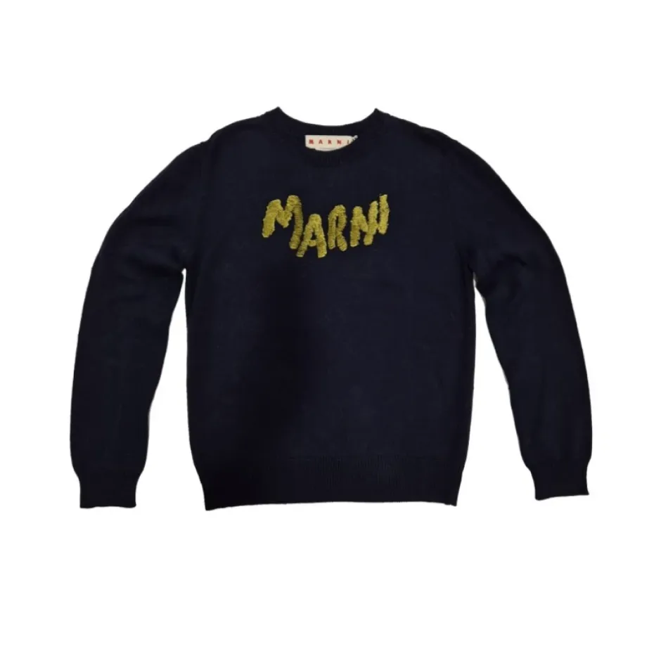 Outlet Bomuld Logo T-shirt Trøjer|Sweatshirts