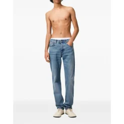 New Brugte Straight-Fit Denim Jeans Jeans