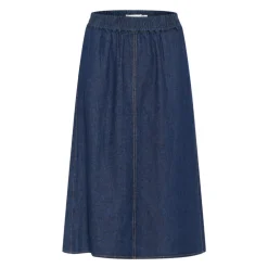 Discount Denim Nederdel Klassisk Stil Dame Nederdele