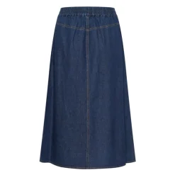 Discount Denim Nederdel Klassisk Stil Dame Nederdele