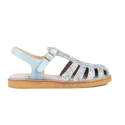Online Glitter Sandal med Ankelrem Dame Sandaler