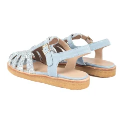 Online Glitter Sandal med Ankelrem Dame Sandaler