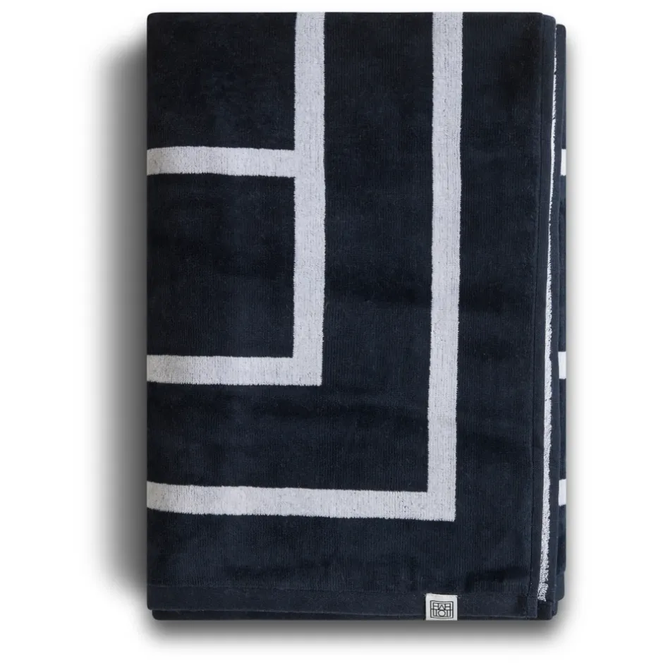 Hot Jacquard Monogram Bomuldshåndklæde Dame Tørklæder