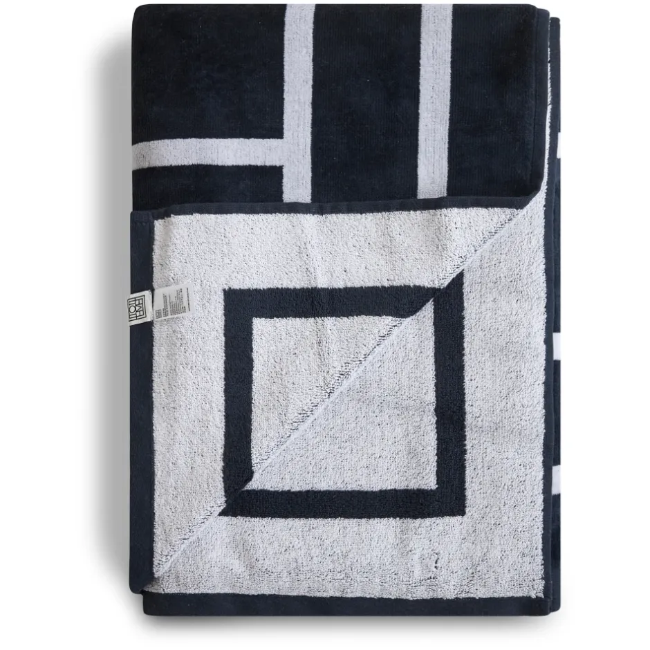 Hot Jacquard Monogram Bomuldshåndklæde Dame Tørklæder