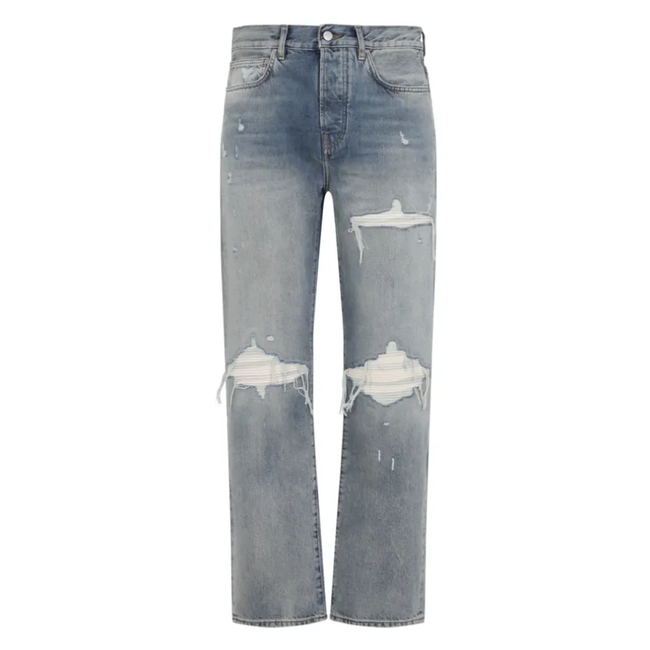 Jeans Moderne Pasform Afslappet Stil Jeans