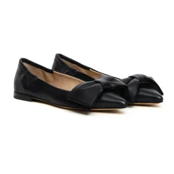 Discount læder ballerina sko Dame Ballerina Sko