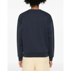Outlet Ræv Detalje Crew Neck Sweater Dame Sweatshirts