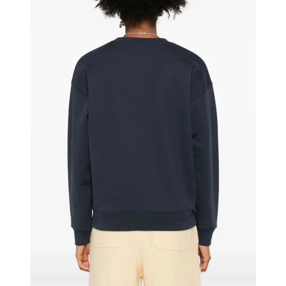 Outlet Ræv Detalje Crew Neck Sweater Dame Sweatshirts