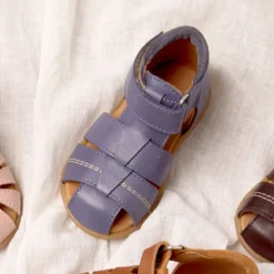 Velcro Begynder Sandal - Indigo Børn Sandaler