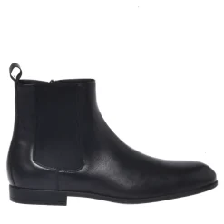 Black leather ankle boots Chelsea Boots