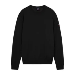 Sale Black Logo Badge Sweater Sweatshirts