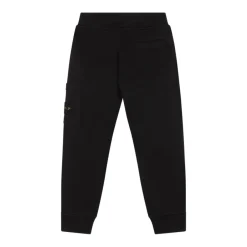 Outlet Black Logo Patch Trousers Børn Underdele