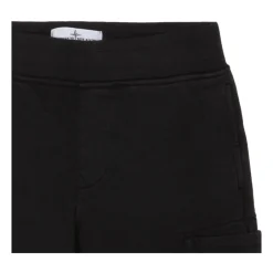 Outlet Black Logo Patch Trousers Børn Underdele