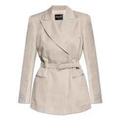New Blazer med bælte Dame Jakker