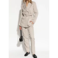 New Blazer med bælte Dame Jakker