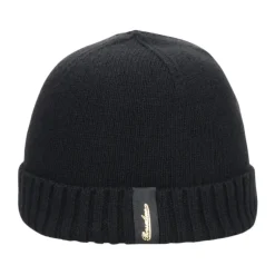 Online Blød Eco Cashmere Ribbet Manchet Beanie Dame Huer & Kasketter