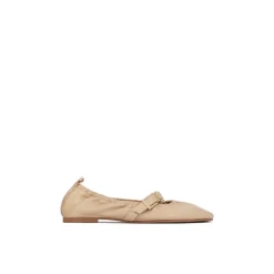 Sale Bløde Ballerinaer i Læder Dame Ballerina Sko