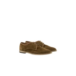 Hot Bløde Tan Suede Derby Sko Business Sko