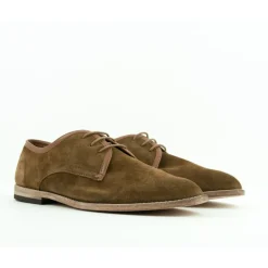Hot Bløde Tan Suede Derby Sko Business Sko
