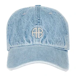 Clearance Bleached Blue Denim Kasket Dame Huer & Kasketter