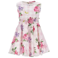 Online Blomstret kjole med sommerfugldetalje Børn Kjoler & Nederdele