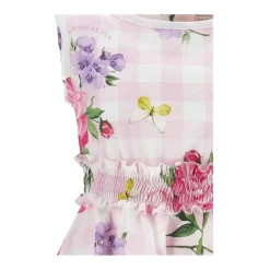 Online Blomstret kjole med sommerfugldetalje Børn Kjoler & Nederdele