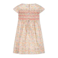 Clearance Blomstret Liberty Stof Kortærmet Kjole Børn Kjoler & Nederdele