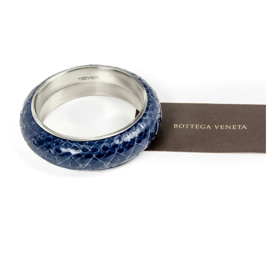 New t Sølv Slange Læderarmbånd Dame Smykker