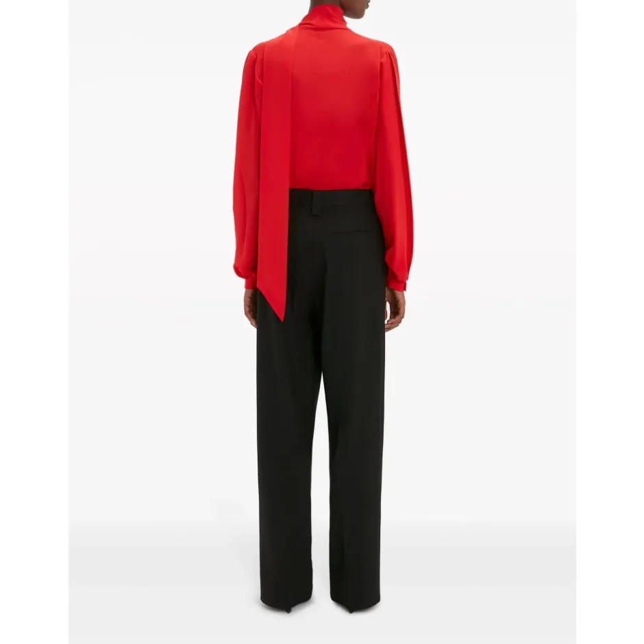 Clearance Blusa con dettaglio foulard Dame Bluser & Skjorter