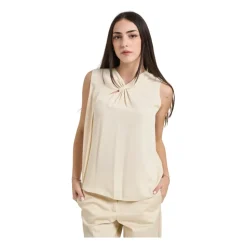 Hot Blusa con nodo Dame Bluser & Skjorter