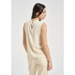 Hot Blusa con nodo Dame Bluser & Skjorter