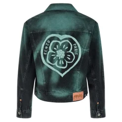 Clearance Boke Heart Oversized Trucker Jakke Jakker