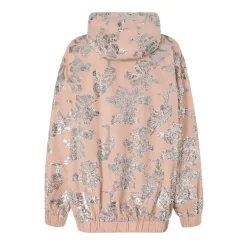 Discount Bomberjakke med blomsterpailletterbroderi Dame Jakker