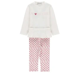 Bomuld Jumpsuit til Piger, Logoet Patch Børn Bodystocking & Sæt