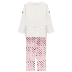 Bomuld Jumpsuit til Piger, Logoet Patch Børn Bodystocking & Sæt