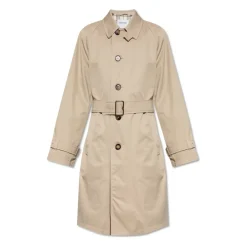 Clearance Bomulds trenchcoat med bælte Frakker
