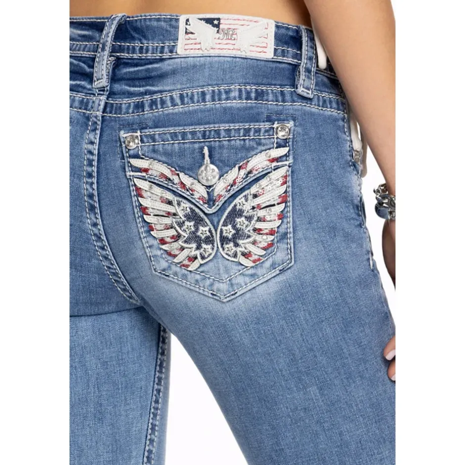 Boot-cut Jeans Dame Jeans