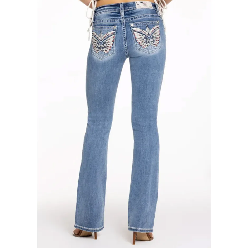 Boot-cut Jeans Dame Jeans