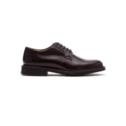 Sale Bordeaux Poleret Binder Derby med Håndsyning Business Sko