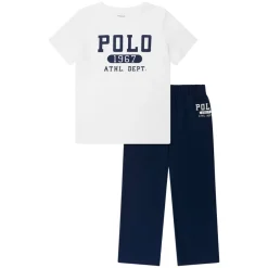 Best Boys Varsity Pyjamassæt i Navy Børn Nattøj