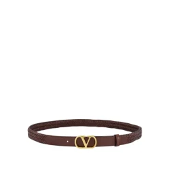 Best Braided Leather VLogo Belt Bælter