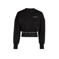 Sale Branded Elastisk Sweatshirt Dame Sweatshirts
